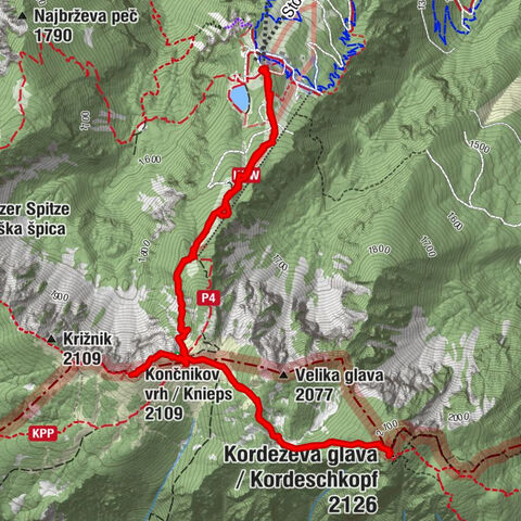 Petzen: Knieps und Kordeschkopf - Angelos Touren