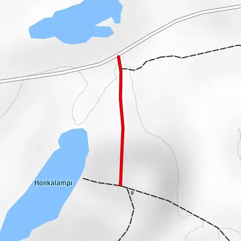 Esteetön reitti Honkalmmen tulipaikalle