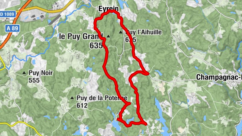 Circuit vélo loisir : le château de Sédières