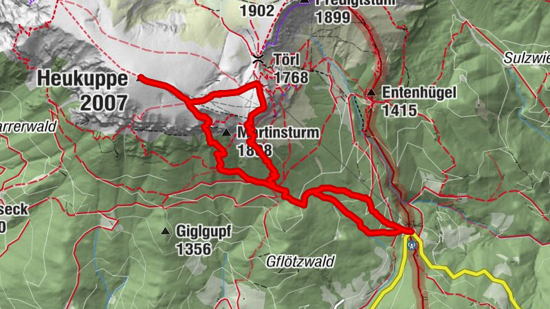 Reißtalersteig und Gretchensteig