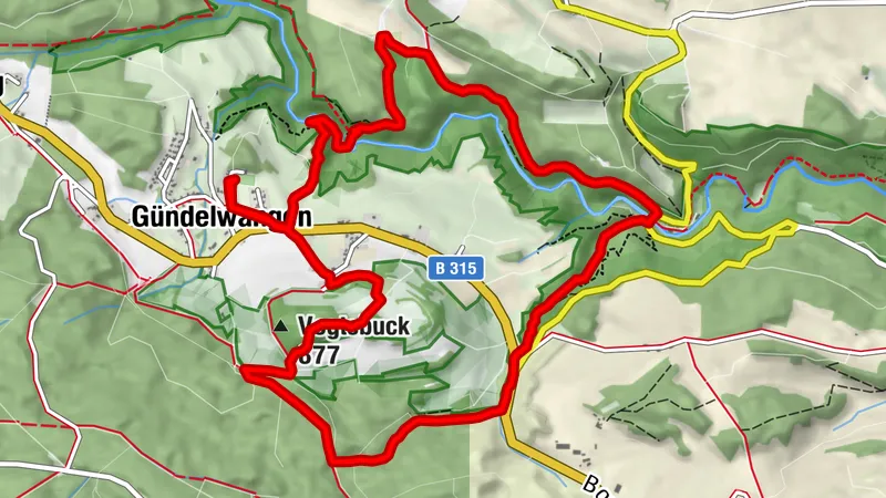 Rundwanderung Gündelwangen - Schattenmühle