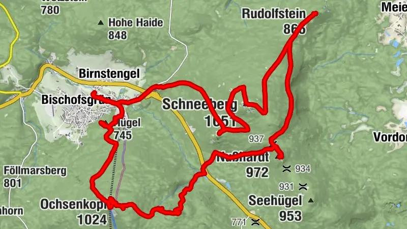 Gipfeltour Fichtelgebirge