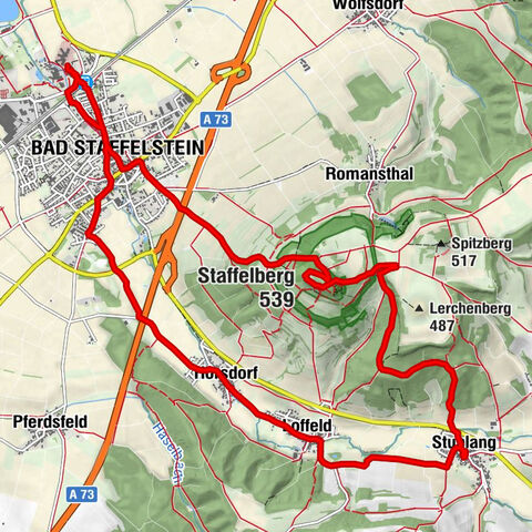 Bad Staffelstein, Oberfranken/Deutschland