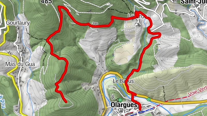 LIAISON ENDURO N°1 LA SECTION  - SITE VTT-FFC CAROUX EN HAUT LANGUEDOC