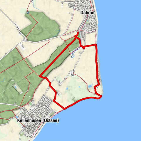 Route du phare et de la forêt