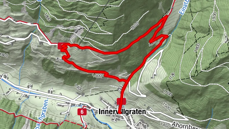 circular trail  Berglet-Talet-Dorf