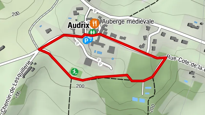 Boucle du Bourg d'Audrix n° 36 / Audrix