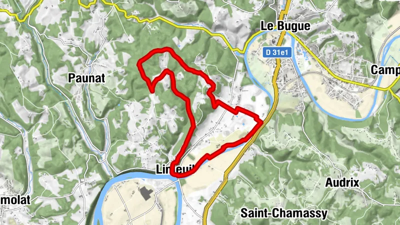 Grande boucle de Limeuil n° 38 / Limeuil