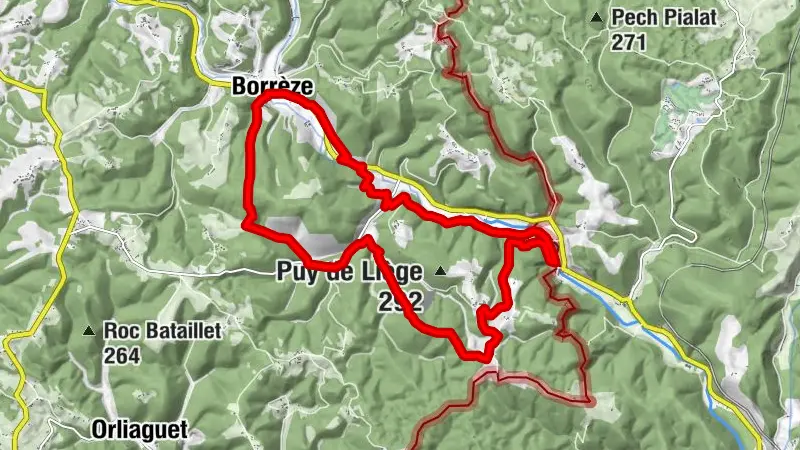 Chemin des meuniers - La Borrèze