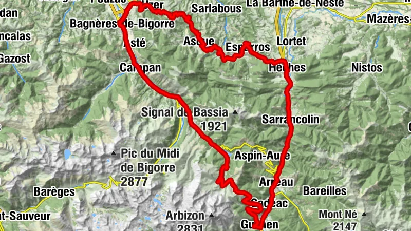 La Hourquette d'Ancizan par les Baronnies