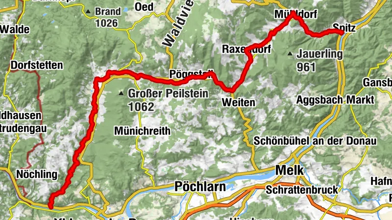 Véloroute du sud du Waldviertel