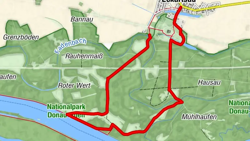 Randonnée dans le parc national : ECKARTSAUER DONAURUNDE