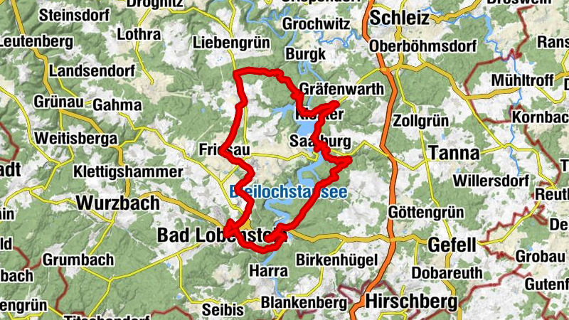 Radtour - 14 - "Thüringer-Meer-Entdeckertour" - Thüringen