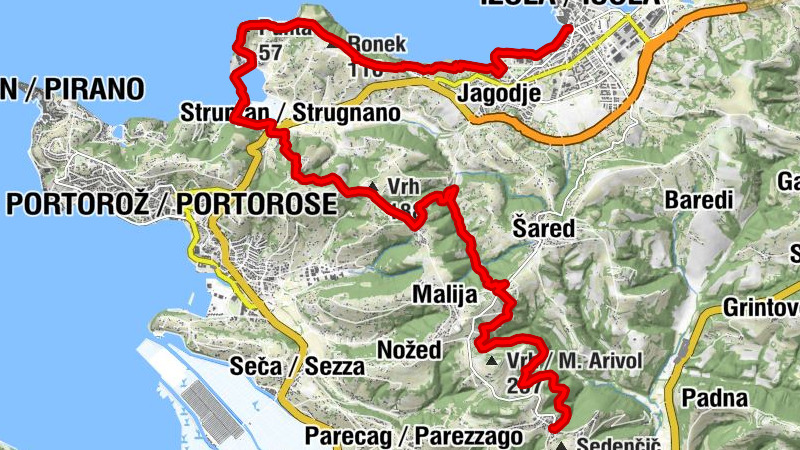 Gostilna Hiša Torkla Korte - Vrh - Ronek - Izola / Isola