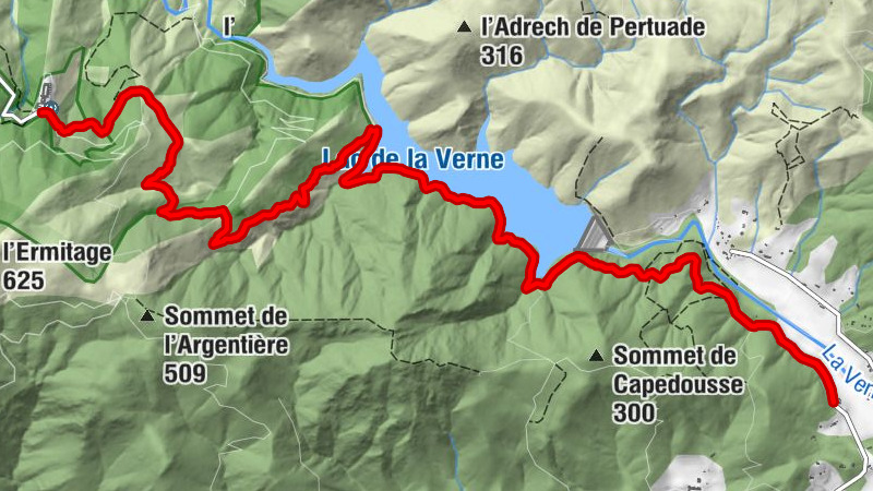 Suite de la balade du samedi 26/10 2019 Retour chartreuse vers le barrage de la Verne