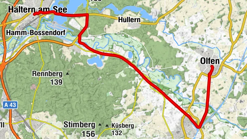 Etappe 5 Hohe Mark RadRoute
