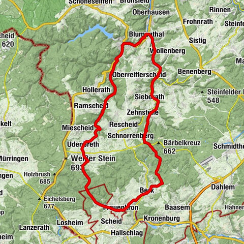 EifelRadSchleife 15 "Zum Gipfel des Rheinlands"