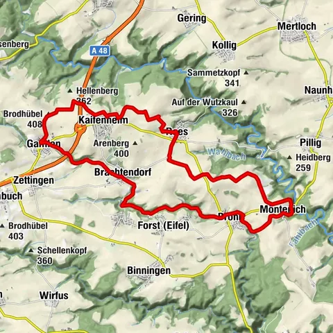 Eifelhöhen und Brohlbachtal