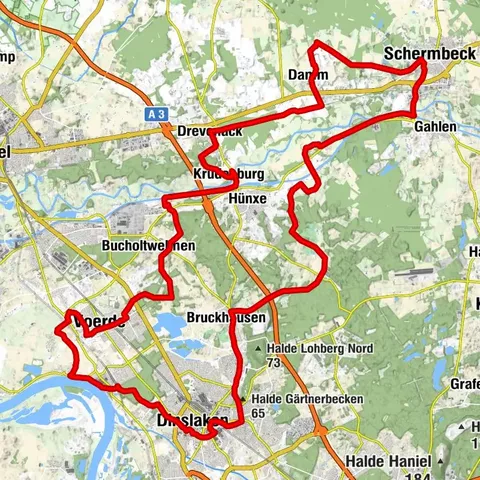 Unterer Niederrhein auf zwei Rädern: Entdeckungen in Schermbeck, Dinslaken, Voerde und Hünxe