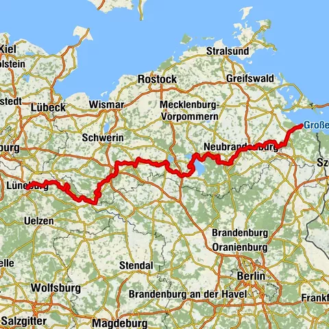 Elbe-Oderhaff Radweg