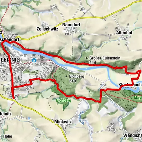 Rundweg von Leisnig zum Kloster Buch