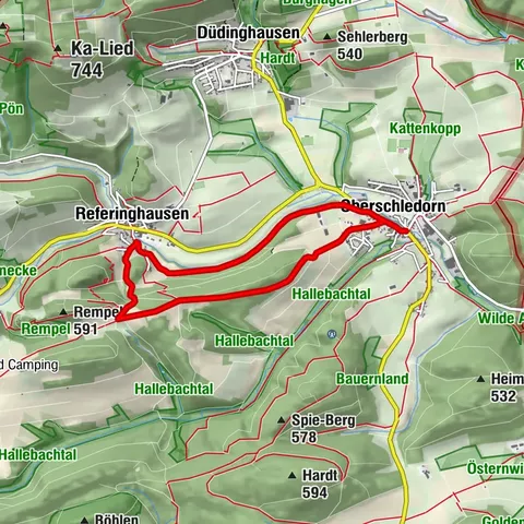 Wilde-Ah-Weg (O5) Oberschledorn