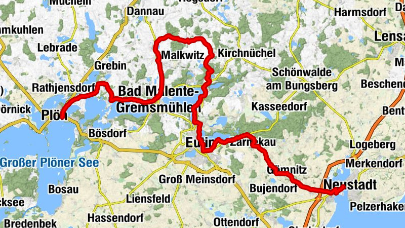 Radfahren auf dem Mönchsweg - Etappe 8 (53 km)