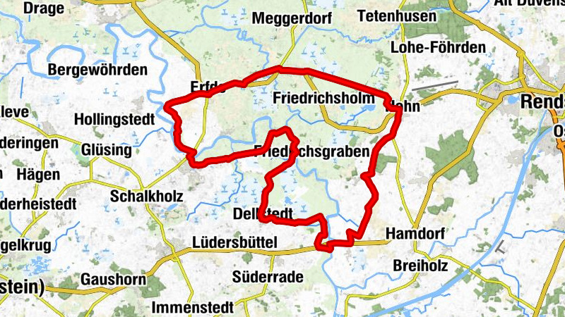Kleeblatt-Routen: Hohner Fähre-Route