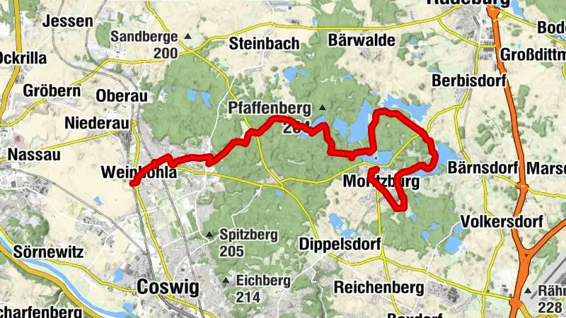 Familienfreundlich:  Auf Entdeckungstour durch das Land der Pferde - Radtour von Moritzburg nach Weinböhla