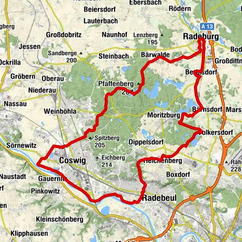 Zille-Radweg - Von der Elbe nach Radeburg