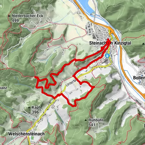 Panoramaweg autour de l’Untertal