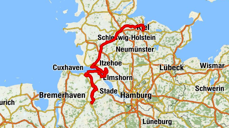 Deutsche Fährstraße (250 km)