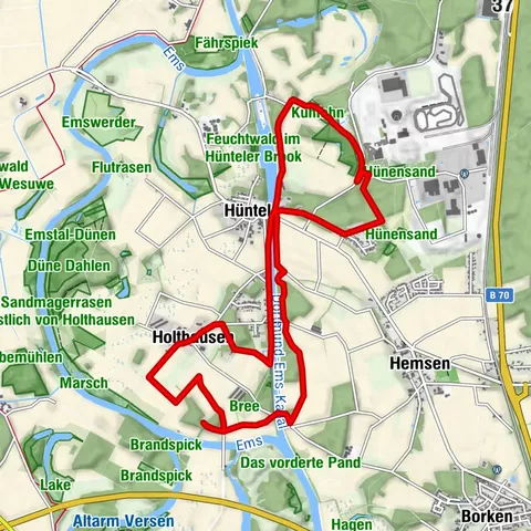 Emsschleifen Holthausen-Hüntel