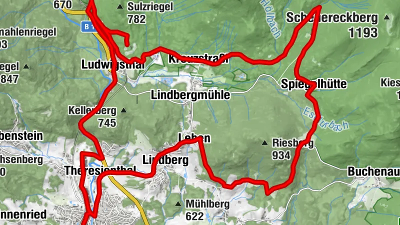 Mit dem Rad zu Rothirsch, Luchs und Wolf