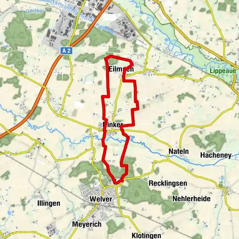 Wanderweg A 4 – Von Kirchwelver über Dinker bis Eilmsen