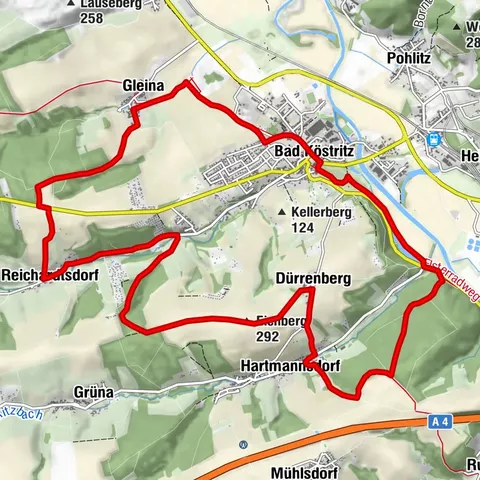 Durch die Streuobstwiesen bei Bad Köstritz