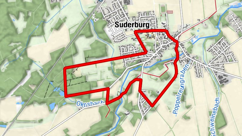 Rundwanderweg Suderburg - Tannraehm - Rieselwiese