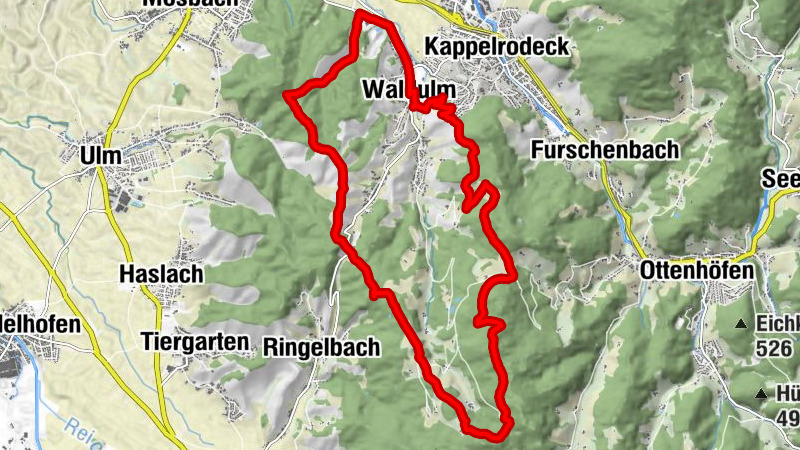 Kappelrodeck - Waldulmer Höhenweg (offizielle Tour)