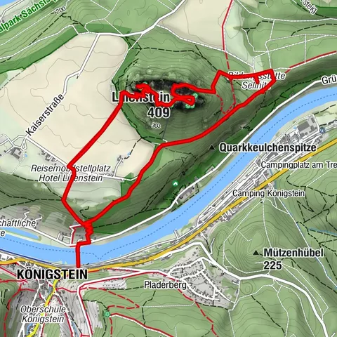 Königstein: Wanderung zum Lilienstein