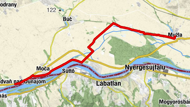 ST207 Radvaň nad Dunajom - Mužla
