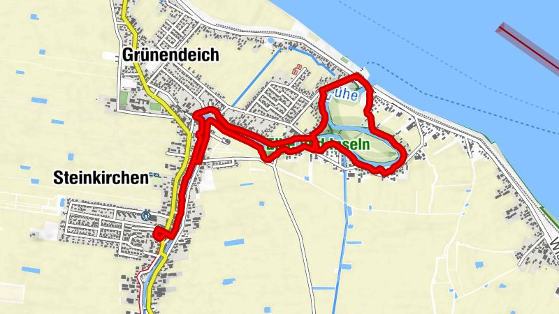 Wanderung auf dem Lühedeich