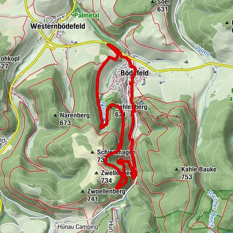 Golddorf Route Bödefeld / Bödefelder Hollenpfad