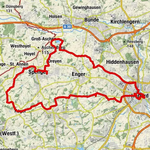 Geschichts-Route 1: Das Land von Flachs und Leinen