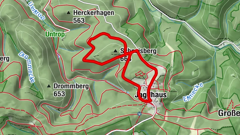 Großer Heidkopfweg - Rundweg um Jagdhaus J3