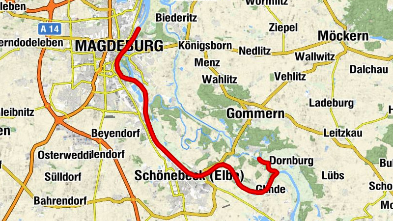 Mit dem Kanu von Pretzien nach Magdeburg