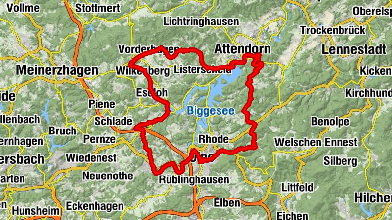 Bigge-Lister-Höhenroute