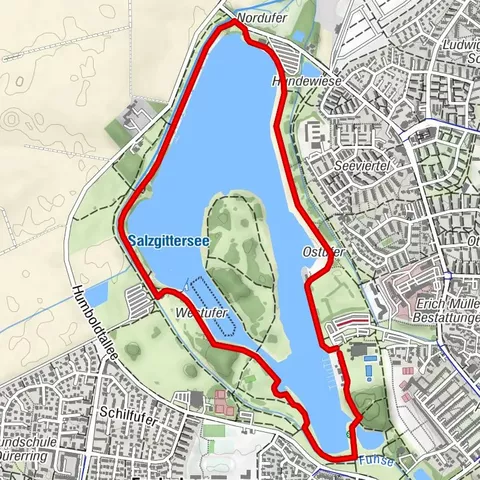 Einmal rund um den Salzgittersee