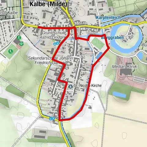 Spaziergang durch die historische Altstadt von Kalbe (Milde)
