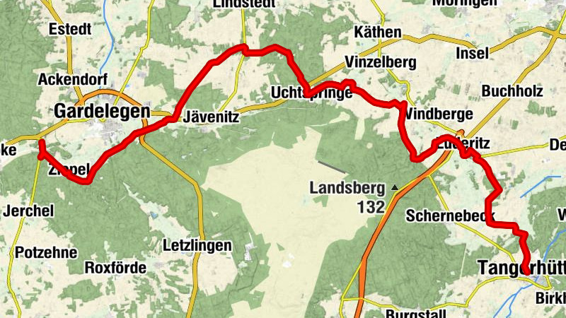 Altmarkrundkurs: Von Tangerhütte in die Hansestadt Gardelegen