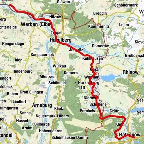 Havel-Radweg: Von Rathenow in die Hansestadt Havelberg